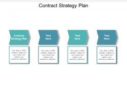 Contract strategy plan ppt powerpoint presentation gallery graphics download cpb