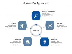 Contract vs agreement ppt powerpoint presentation styles graphics template cpb