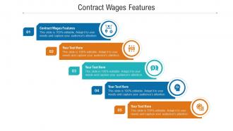 Contract wages features ppt powerpoint presentation gallery background image cpb