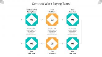 Contract work paying taxes ppt powerpoint presentation icon pictures cpb