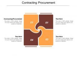 Contracting procurement ppt powerpoint presentation pictures objects cpb