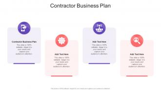 Contractor Business Plan In Powerpoint And Google Slides Cpb
