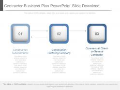 Contractor business plan powerpoint slide download