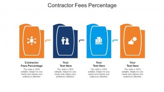 Contractor fees percentage ppt powerpoint presentation layouts rules cpb