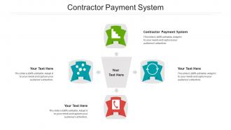 Contractor payment system ppt powerpoint presentation infographic template summary cpb