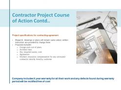 Contractor project course of action contd planning ppt powerpoint presentation inspiration