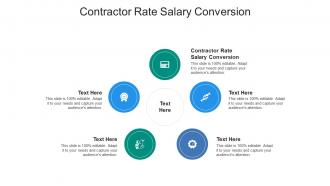 Contractor rate salary conversion ppt powerpoint presentation file visual aids cpb