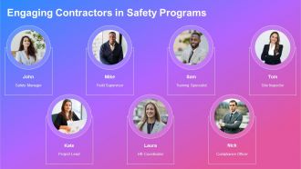 Contractor Safety Management PPT Presentation AT Image Captivating