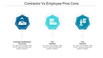 Contractor vs employee pros cons ppt powerpoint presentation layouts show cpb