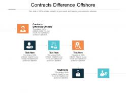Contracts difference offshore ppt powerpoint presentation professional ideas cpb
