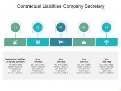 Contractual liabilities company secretary ppt powerpoint presentation gallery outfit cpb