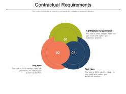 Contractual requirements ppt powerpoint presentation file format cpb