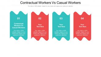 Contractual workers vs casual workers ppt powerpoint presentation gallery visuals cpb