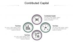 Contributed capital ppt powerpoint presentation ideas design ideas cpb
