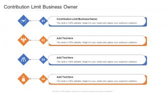 Contribution Limit Business Owner In Powerpoint And Google Slides Cpb