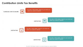Contribution Limits Tax Benefits In Powerpoint And Google Slides Cpb