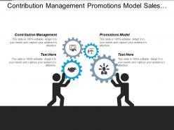 Contribution management promotions model sales channel partner cpb