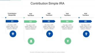 Contribution Simple Ira In Powerpoint And Google Slides Cpb