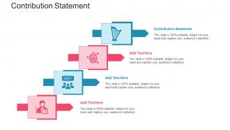 Contribution Statement Ppt Powerpoint Presentation Infographic Template Cpb