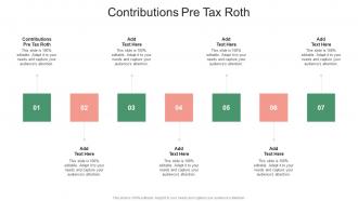 Contributions Pre Tax Roth In Powerpoint And Google Slides Cpb
