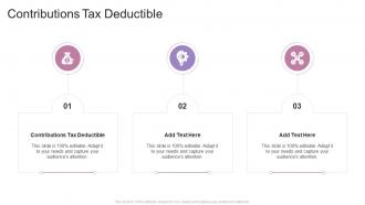 Contributions Tax Deductible In Powerpoint And Google Slides Cpb