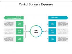 Control business expenses ppt powerpoint presentation outline layouts cpb