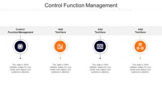 Control Function Management Ppt Powerpoint Presentation Ideas Infographics Cpb