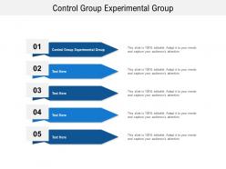 Control group experimental group ppt powerpoint presentation model slide portrait cpb
