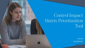 Control Impact Matrix Prioritization Tool PPT Mockup AT