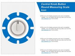 Control knob button round measuring scale icon