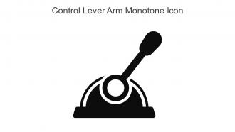 Control Lever Arm Monotone Icon In Powerpoint Pptx Png And Editable Eps Format