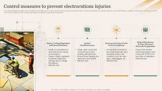 Control Measures To Prevent Electrocutions Injuries Enhancing Safety Of Civil Construction Site