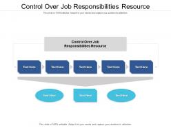 Control over job responsibilities resource ppt powerpoint presentation file styles cpb