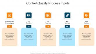 Control Quality Process Inputs In Powerpoint And Google Slides Cpb