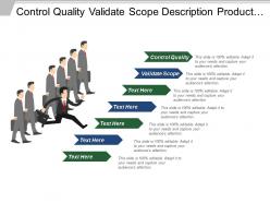 Control quality validate scope description product determine document