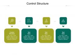 Control structure ppt powerpoint presentation model graphics tutorials cpb