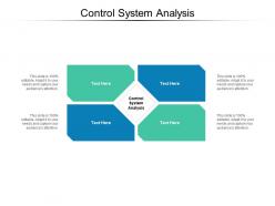 Control system analysis ppt powerpoint presentation professional backgrounds cpb