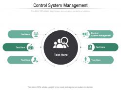 Control system management ppt powerpoint presentation infographics microsoft cpb