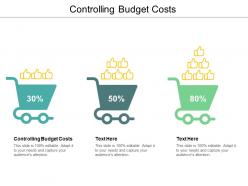 Controlling budget costs ppt powerpoint presentation visual aids pictures cpb