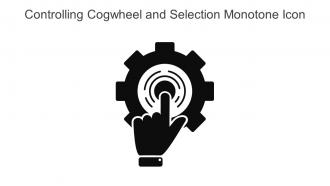 Controlling Cogwheel And Selection Monotone Icon In Powerpoint Pptx Png And Editable Eps Format