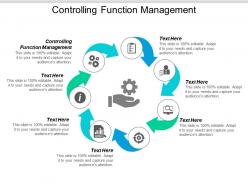 Controlling function management ppt powerpoint presentation pictures demonstration cpb
