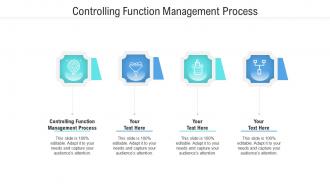 Controlling function management process ppt powerpoint presentation ideas cpb
