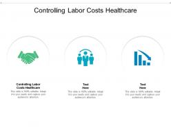 Controlling labor costs healthcare ppt powerpoint presentation infographics show cpb