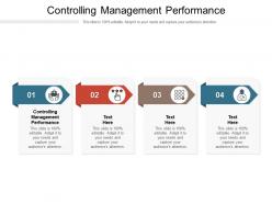 Controlling management performance ppt powerpoint presentation background cpb