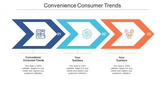 Convenience consumer trends ppt powerpoint presentation slides graphics tutorials cpb