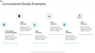 Convenience Goods Examples In Powerpoint And Google Slides Cpb