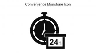 Convenience Monotone Icon In Powerpoint Pptx Png And Editable Eps Format