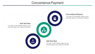 Convenience Payment Ppt Powerpoint Presentation Model Influencers Cpb