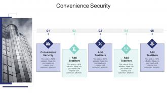 Convenience Security In Powerpoint And Google Slides Cpb