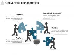 Convenient transportation ppt powerpoint presentation gallery pictures cpb
